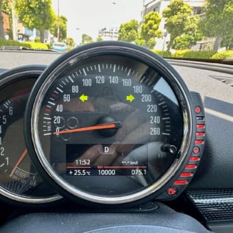 愛車10,000km到達
