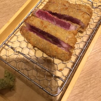 土用の丑の日(｀・∀・´)に牛カツ