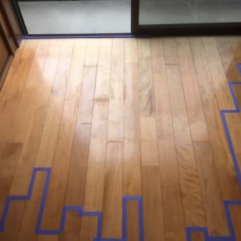 廊下の塗替え