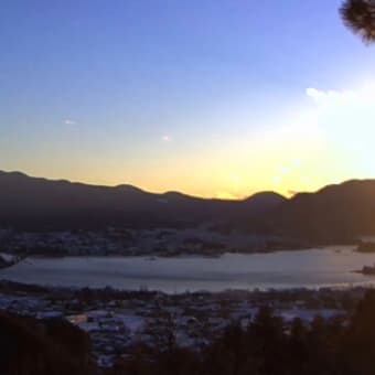 夕方の富士山　ツアー