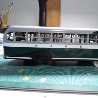 1/43 model cars 日野トレーラーバス 1949 /T13B+T26A 吊り革3
