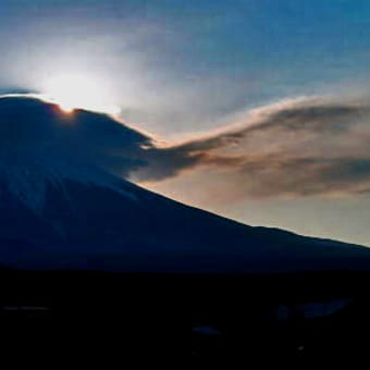 春の富士山－２／４．富士山・（3/30）・朝～夕まで