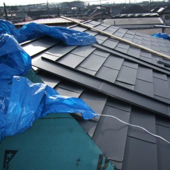 屋根の葺き替え・外壁塗装工事３