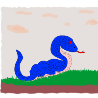 青い大蛇ーーー昔の話