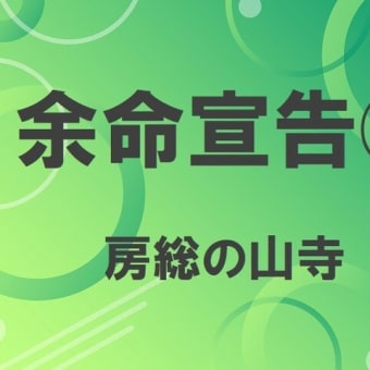 余命宣告②房総の山寺