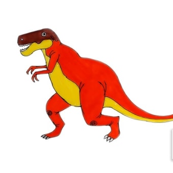 How to Draw Tyrannosaurus Dinosaur | Easy Dinosaur Drawing