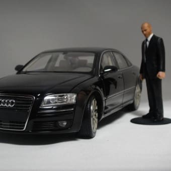 1/18 アウディA8W12用トランスポーター風フィギュア 1:18 Custom Figure for Audi A8W12