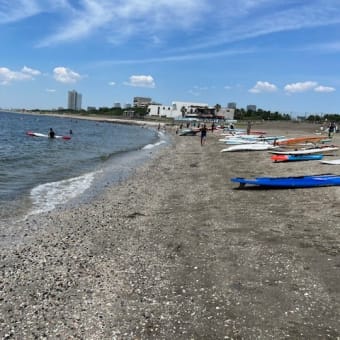 シーグラスを求めて・・・検見川の浜