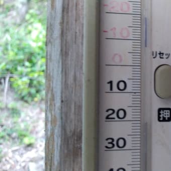 令和7年7月3日・今朝の東祖谷20℃（19.2℃）
