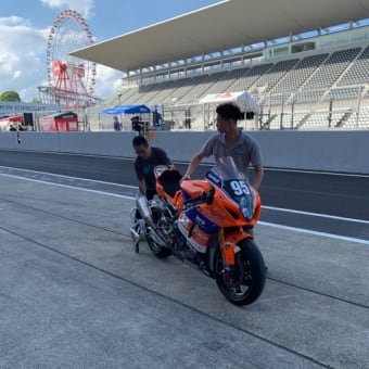 鈴鹿8耐合同テスト②移動搬入日