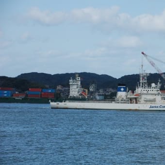 PL05巡視船でじま　関門海峡を抜けて広島へ