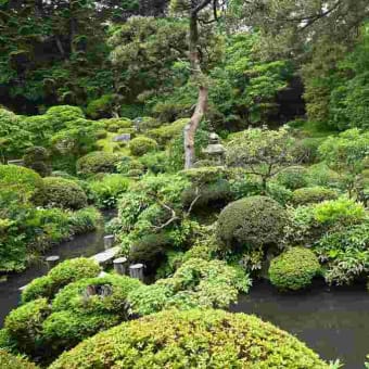 名勝・本間家旧別邸庭園「鶴舞園」に