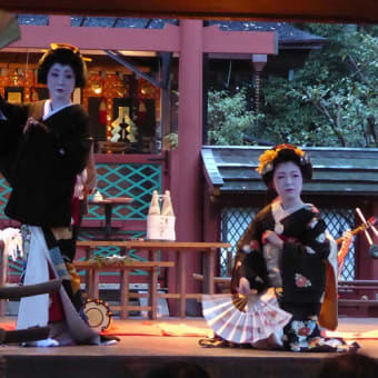 菊鶴ちゃんのお店出し‗奉納舞 in 氷室神社