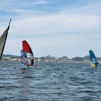 真夏のような津久井浜・・・。