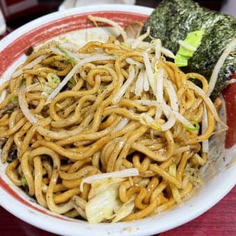 新徳島拉麺 まる徳ラーメン＠福山市「黒ゴマ油そば」