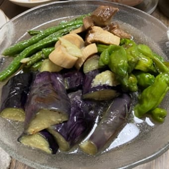 夏野菜の揚げ浸し
