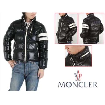 Moncler/モンクレール　ダウンジャケット　メンズ/収納可能フード付き/ERIC/ブラック