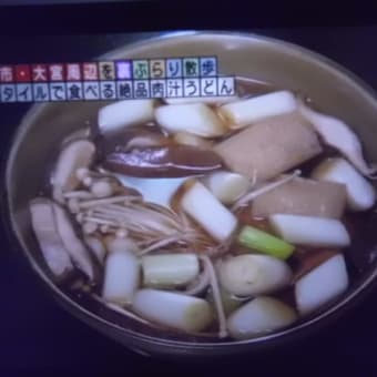 肉汁うどんが名物でつなぁ～