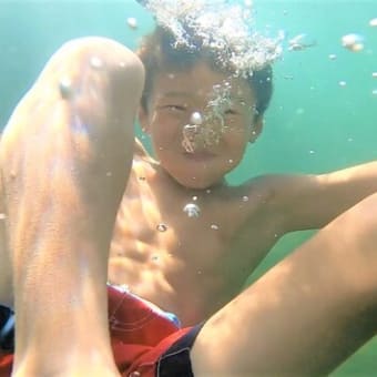 連続飛び込み　Continuous diving