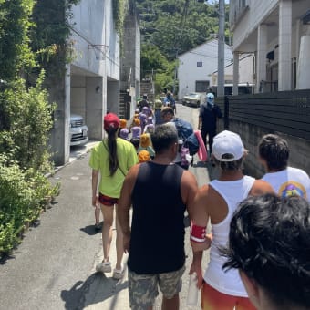 逗子海岸津波避難訓練実施