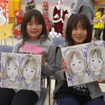 須賀川ロックタウン似顔絵イベント１