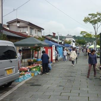 本日も「えさし蔵まち水曜市」開催中