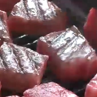 「近江牛」をＰＲ 高校の文化祭でふるまう（近江八幡市）