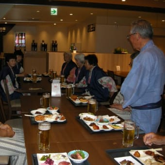 鳴子温泉で夫婦同伴の同期会