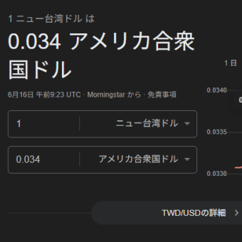 銀行に行ったら、対米比日本円が予想以上に円安で、さらに台湾ドルも堅調で、在留邦人のため息は深く大きいのを実感する。