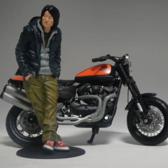 1/18 ワイルド・スピード６　ハン・ルーとハーレー・ダビットソン　XR1200　2008 