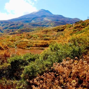 錦秋の鳥海山