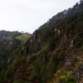 木曽三岳の南木曽岳