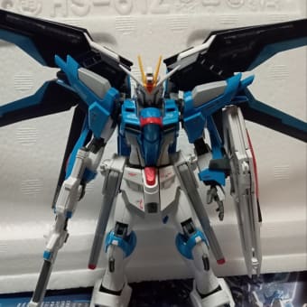 HGライジングフリーダムガンダムを作ってみました♪木星の魔女。