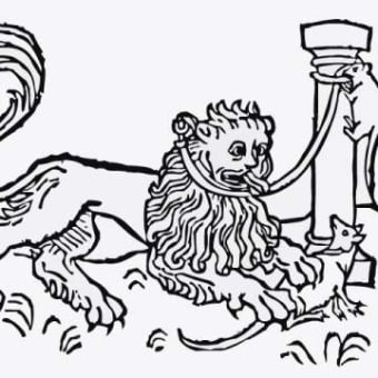 5月15日のイソップ童話 ライオンに恩返しをしたネズミ