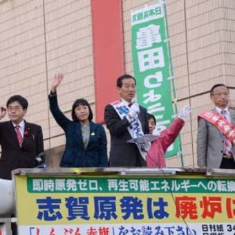 街頭で、屋内でスタート