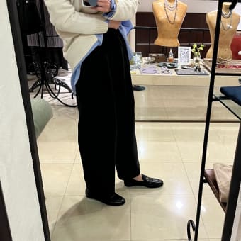 年末年始に履きたい暖かキレイめパンツ‼︎