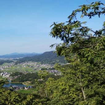 息子と一緒に山歩き。