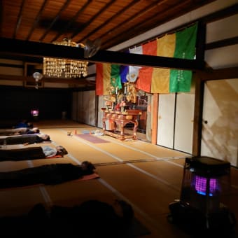 夜の坐禅とヨガの会天気