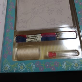 かわいい刺しゅう　　買いました