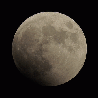2014年10月8日の皆既月食撮影。