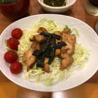 平日の　うちのごはんは　こんなもの🥢