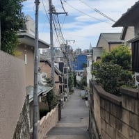 鳳山酒店と目白富士見坂の風景