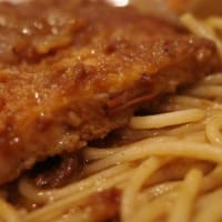 サントスのカツカレースパゲティ