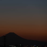 夕焼富士山