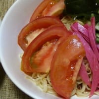夏ですね、　冷やし中華