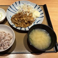 やよい軒＠笠岡市「しょうが焼き定食」