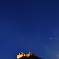 白鳥城 と 国際宇宙ステーション'25.3.30