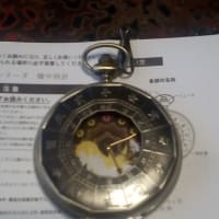 タイトーのプライズ懐中時計でも電池交換ができた