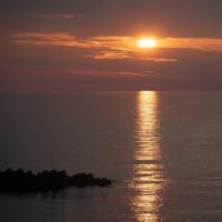 瀬波の海岸サン・セット