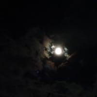 雨上がり後の夜空